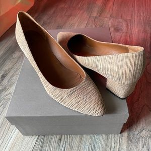 Aquatalia Low Suede Heel